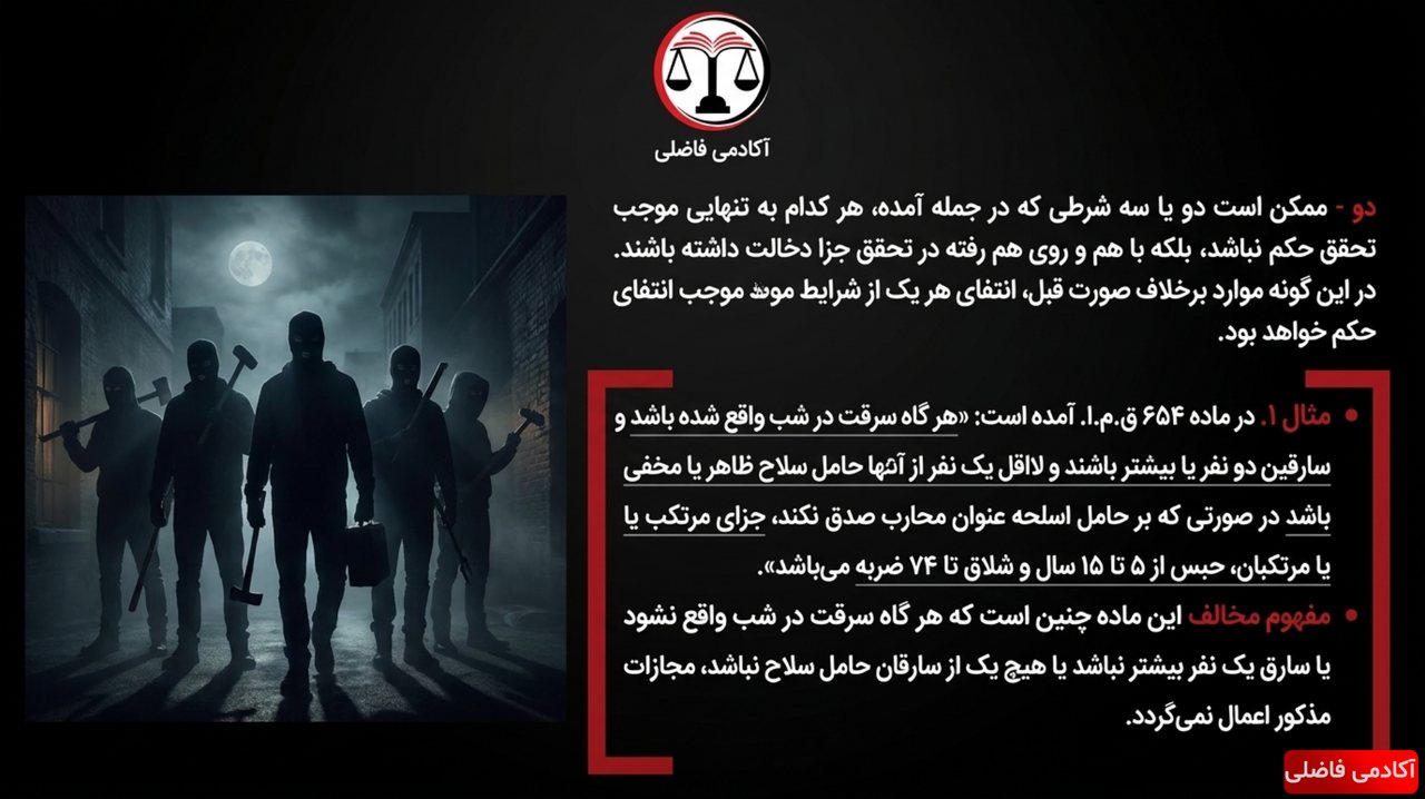 نمونه جزوه فقه وکالت — اصول فقه — مفهوم شرط با مثال داستانی